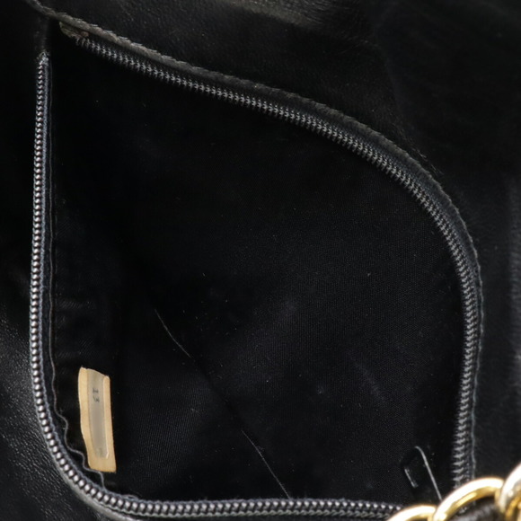 Chanel Matelasse Chain Shoulder Bag Leather Black - Picture 7 of 8